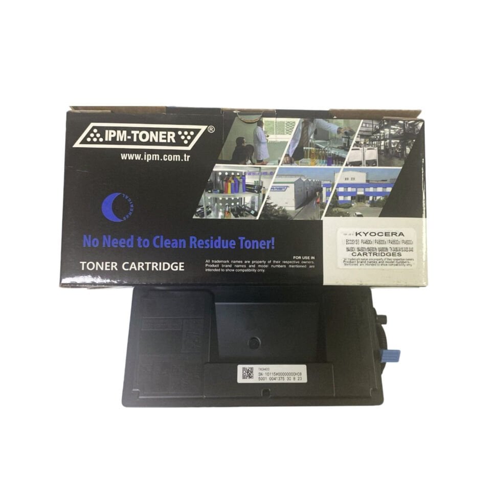 IPM TONER - Kyocera-MITA TK-3400 - MA4500x / MA4500ix with chip + with waste box 720 gr/cartridge