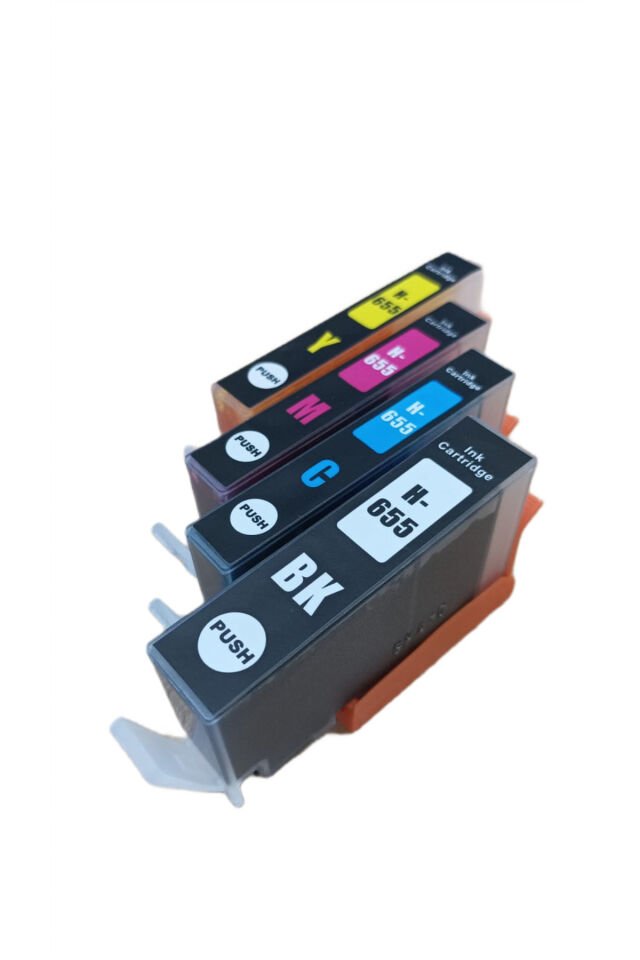 HP 655 UYUMLU MÜREKKEP KARTUŞ SETİ 4 RENK