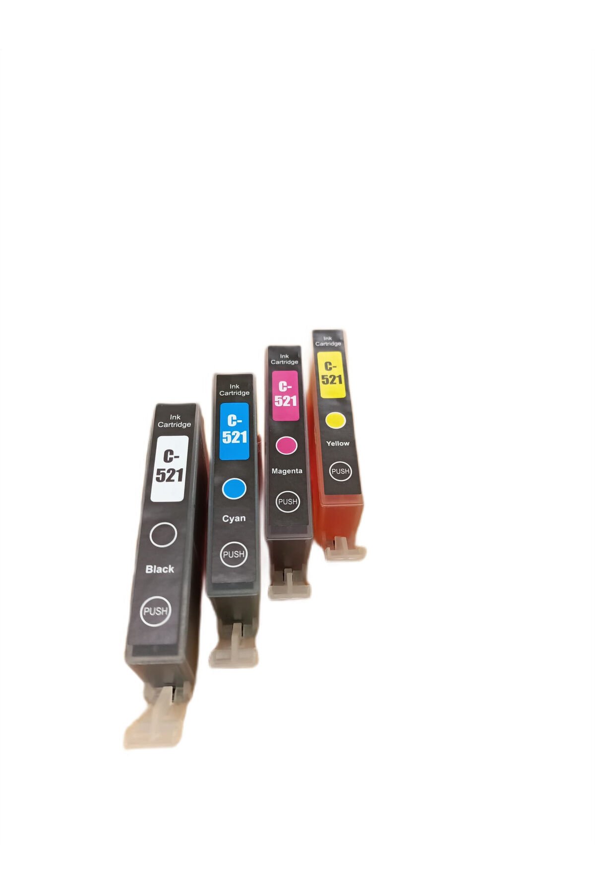 CANON 521 UYUMLU MÜREKKEP KARTUŞ SETİ 4 RENK 4*10,5 ML PIXMA İP4600/