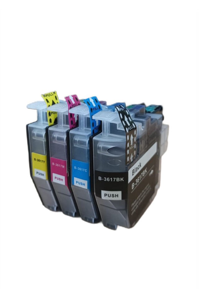 Brother Lc3617 Uyumlu Mürekkep Kartuş Seti 4 Renk