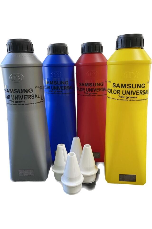 Samsung MUADİL Universal TONER TOZU Renkli 750 gr Toner Tozu Seti