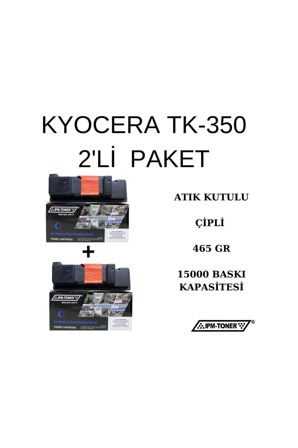 Kyocera Tk-350 Uyumlu Muadil Toner 2'Li Paket / Fs-3040 / 3140 / 3920
