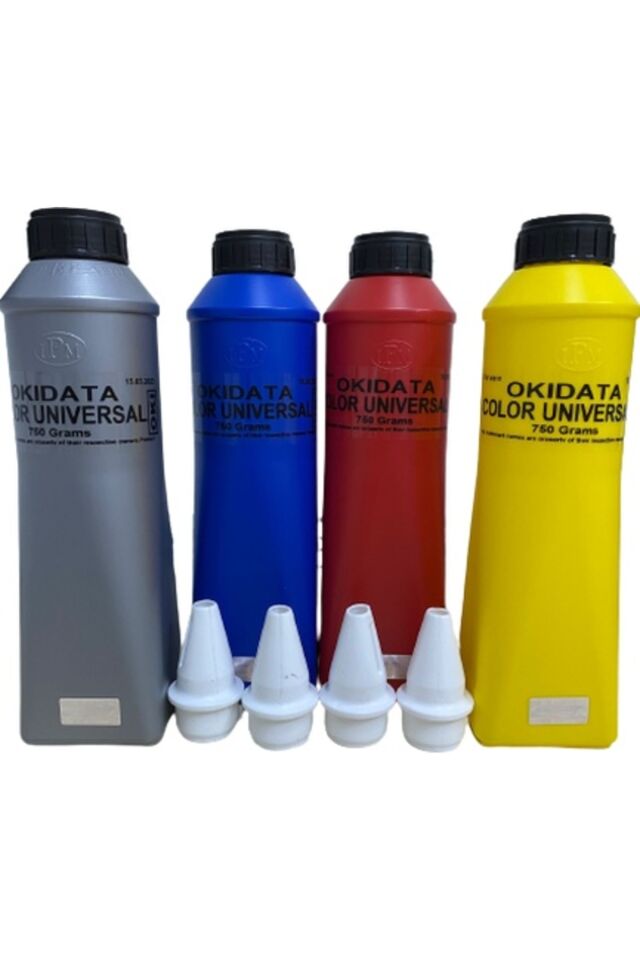 Oki Universal Renkli Toner Tozu Seti 750 Gr.  Uyumlu