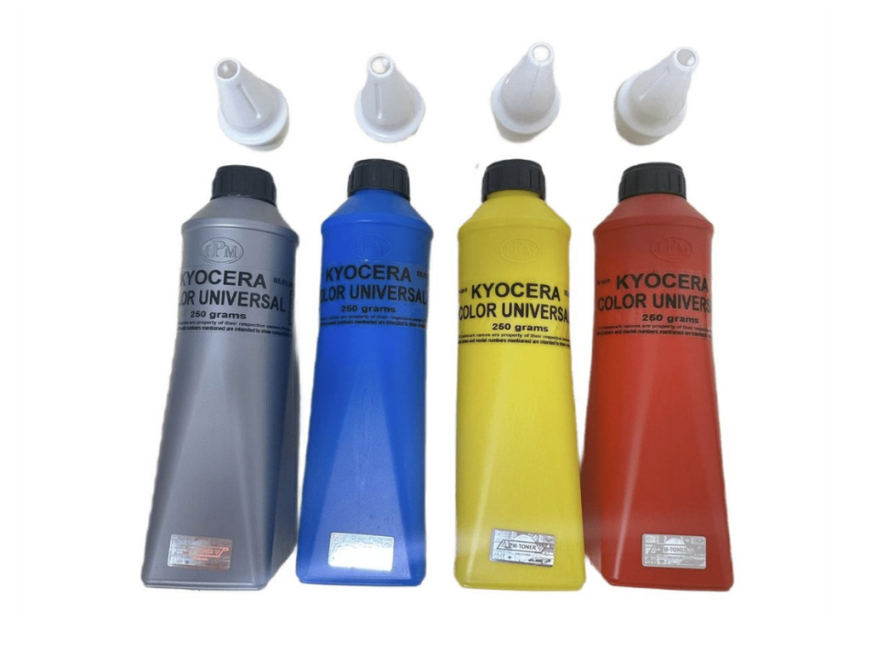 Tüm Kyocera Renkli Makinalara Uyumlu Toner Tozu Seti 4 x 250 G