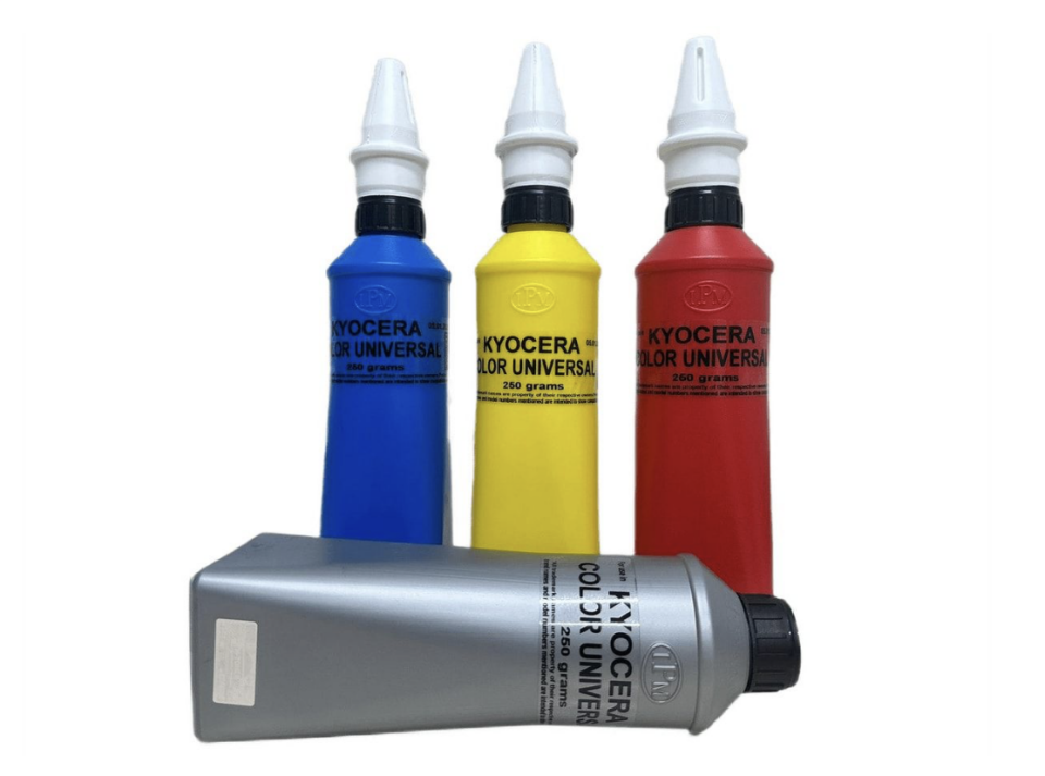 Tüm Kyocera Renkli Makinalara Uyumlu Toner Tozu Seti 4 x 250 G