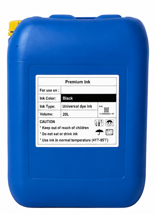 IPM TONER INK-Barrel 20KG Brother universal dye ink Siyah Mürekkep
