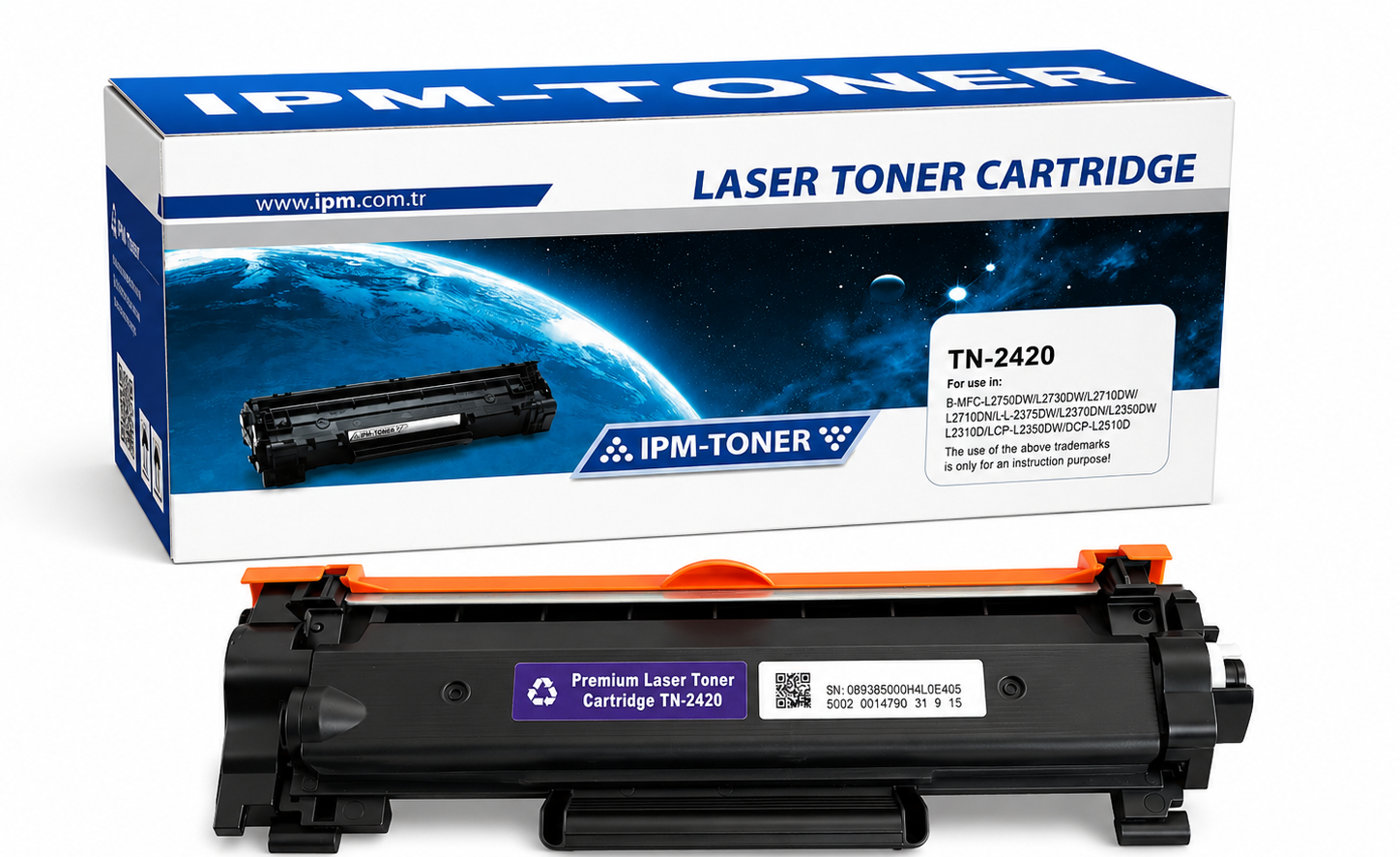 IPM-TONER Brother TN2420 uyumlu Muadil Toner MFC-L2750DW/L2730DW/L2710DW/L2710DN, HL-L2375DW/L2370DN/L2350DW/L2310D, DCP-L2350DW/DCP-L2510D