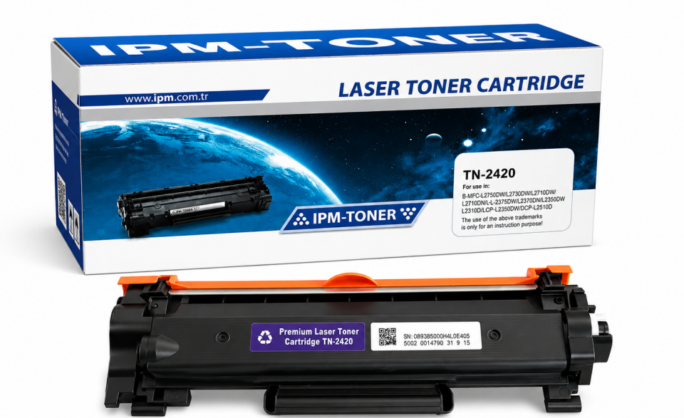 IPM-TONER Brother TN2420 uyumlu Muadil Toner MFC-L2750DW/L2730DW/L2710DW/L2710DN, HL-L2375DW/L2370DN/L2350DW/L2310D, DCP-L2350DW/DCP-L2510D
